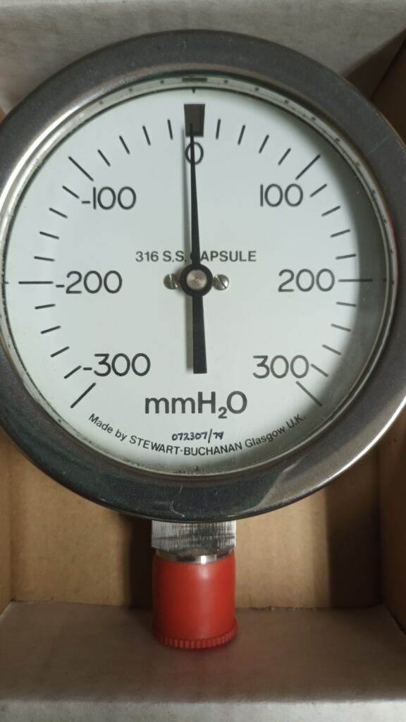 Pressure Gauge Mm Water Tosl Engineering Limited