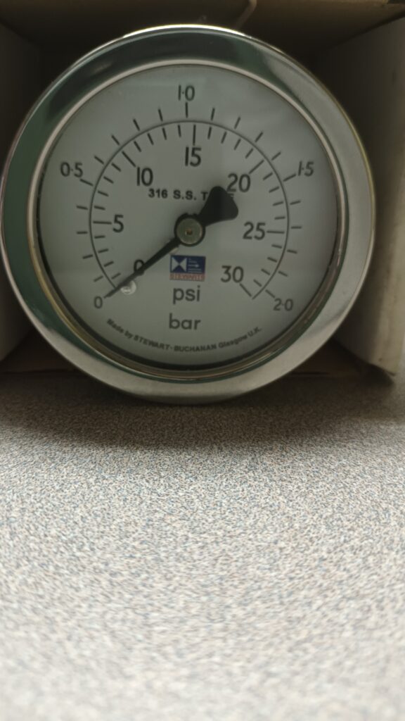 Pressure Gauge 030 PSI/02 Bar TOSL Engineering Limited