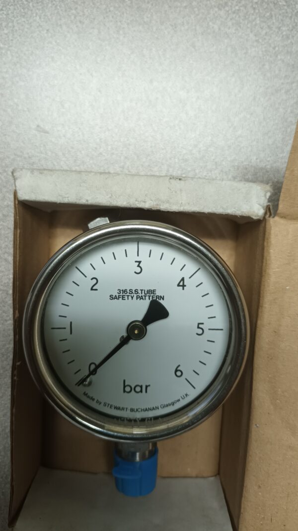 Pressure Gauge 0-6 Bar