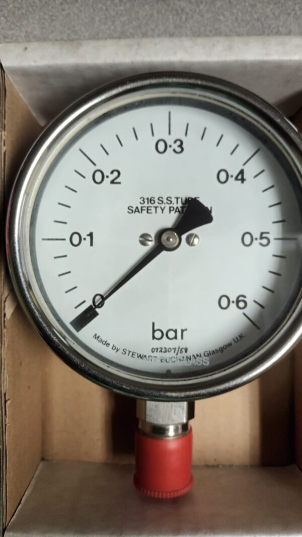 Pressure Gauge 0-0.6 Bar