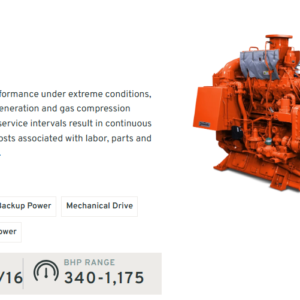 Waukesha VGF Natural Gas Engine