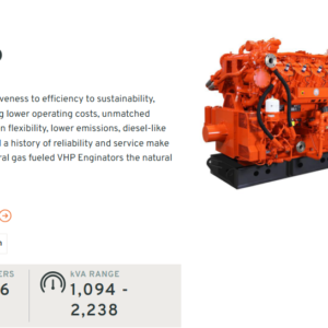 Waukesha VHP Natural Gas Enginator